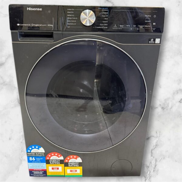 HISENSE 10KG/6KG WASHER AND DRYER COMBO