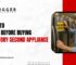 Man inspecting a refrigerator labeled 'Factory Second' at Trigger Appliances. Text: What to check before buying a factory second appliance