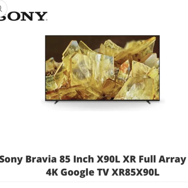 Sony Bravia 85 Inch X90L XR Full Array LED 4K Google TV XR85X90L (Refurbished)