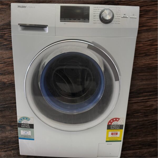 HAIER 7.5KG FRONT LOADER WASHING MACHINE