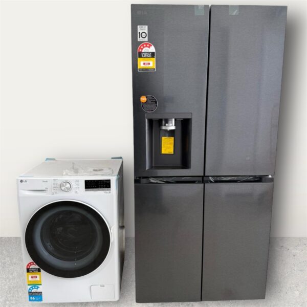 LG 506 LITRES FRIDGE AND LG  10KG WASHING MACHINE