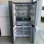 Hisense 640L French Door Fridge – Dark Stainless Steel - HRCD640TBW - Image 4