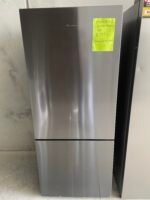 Hisense 417L EcoVision Bottom Mount Fridge – Dark Stainless Steel - Image 2