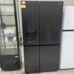 Hisense  632L Side by Side Refrigerator – Water & Ice – Black HRSBS633BW