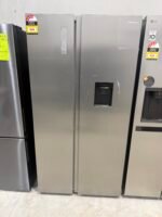 Hisense HRSBS540BW 540L PureFlat Side by Side Refrigerator – Stainless Steel - Image 2