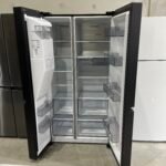 Hisense  632L Side by Side Refrigerator – Non plumbed Water  & Ice – Black HRSBS633BW - Image 2