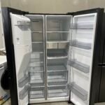 Hisense  632L Side by Side Refrigerator – Non plumbed Water  & Ice – Black HRSBS633BW Refurbished - Image 3