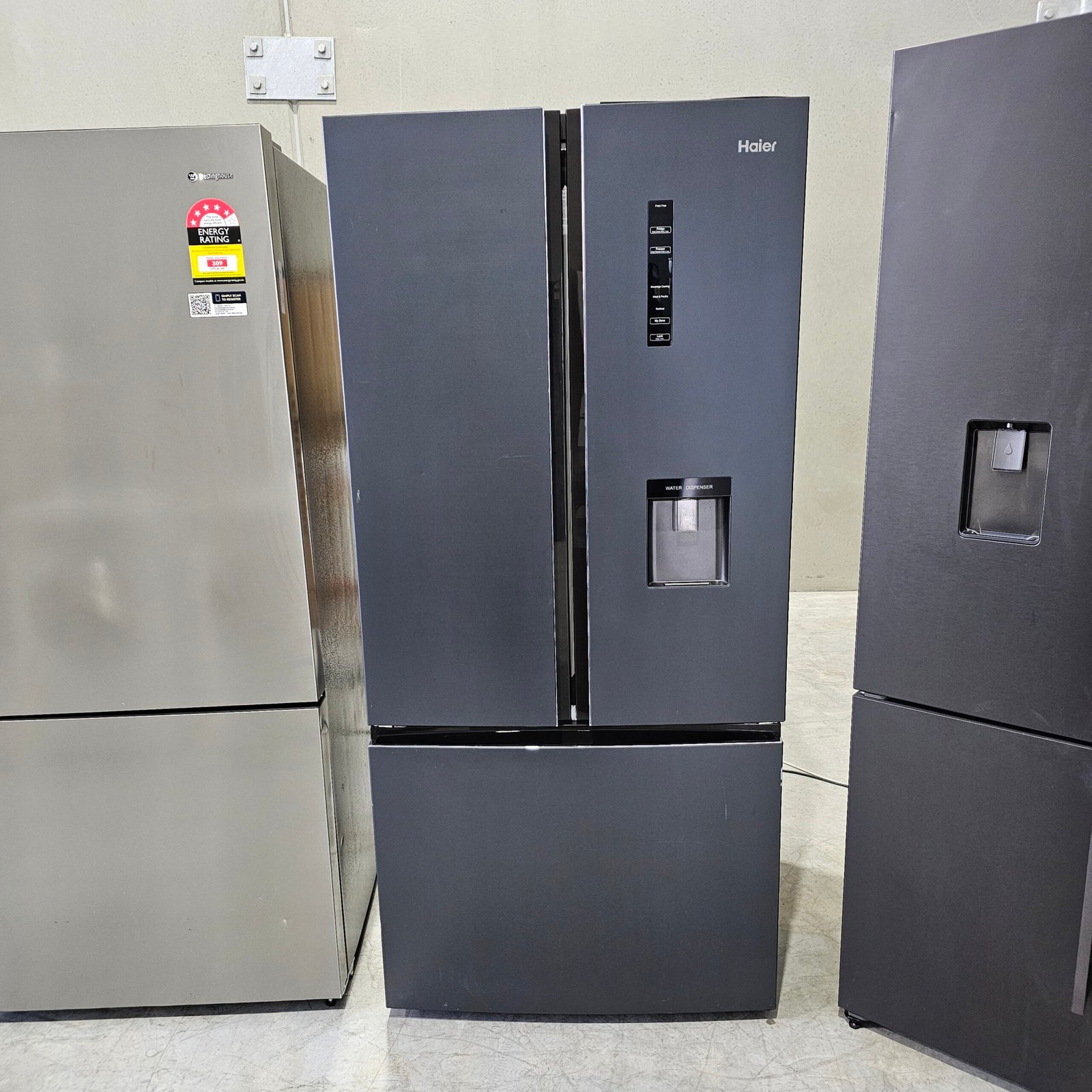 2026/05/1000057949-scaled.jpg Haier 489Litres French Door Fridge with Water dispenser Refurbished - Image 1