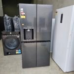 LG 506L Slim French Door Fridge Matte Black Ice & Water Factory Second