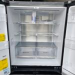 LG 506L Slim French Door Fridge Matte Black Ice & Water Factory Second - Image 2