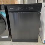 Hisense 16 Place Setting Dishwasher – Black Steel | Auto Dose & WiFi