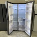 Samsung 635L Side by Side Fridge with SpaceMax Technology - Black Layered Steel - Image 2