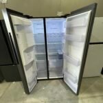 Samsung 635L Side by Side Fridge with SpaceMax Technology - Black Layered Steel - Image 3