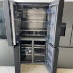 Hisense 585L PureFlat French Door Fridge with Plumbed Water and Ice Dispenser - Black Steel - Image 2