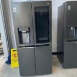LG 508L InstaView Door-In-Door Slim French Door Fridge with Ice & Water Dispenser - Matte Black