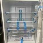 Westinghouse 496L Pocket Handle Right Hinge Bottom Mount Fridge - Stainless Steel - Image 2