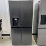 LG 506L Slim French Door Fridge with Ice & Water Dispenser - Matte Black