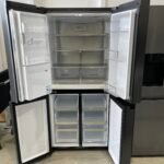 LG 506L Slim French Door Fridge with Ice & Water Dispenser - Matte Black - Image 2