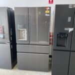 WESTINGHOUSE 609L FRENCH DOOR FRIDGE FREEZER WITH ICE & WATER DISPENSER - DARK STAINLESS STEEL