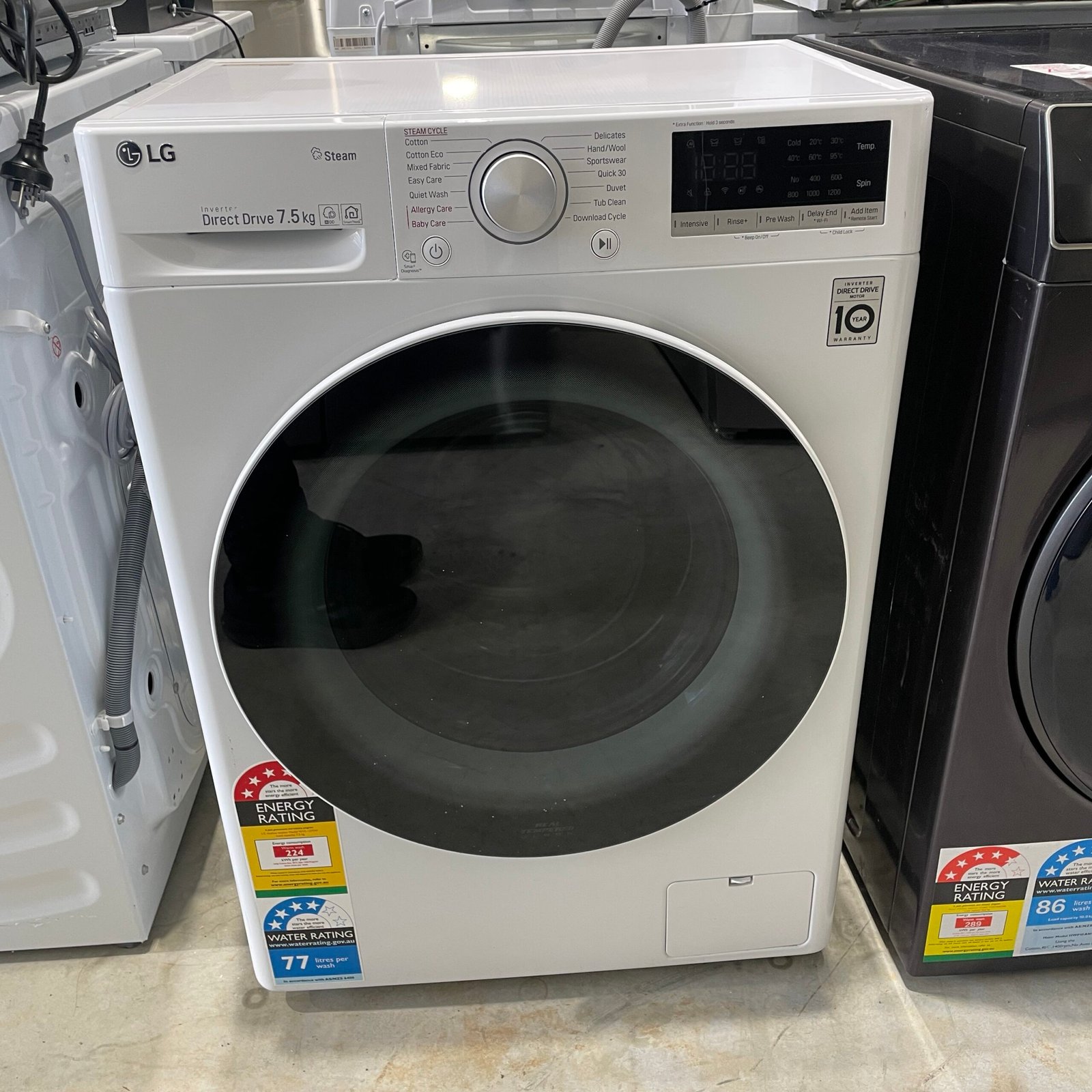 img_4960-2 Lg 7.5 kg Front Loader washing machine for sale - Image 1