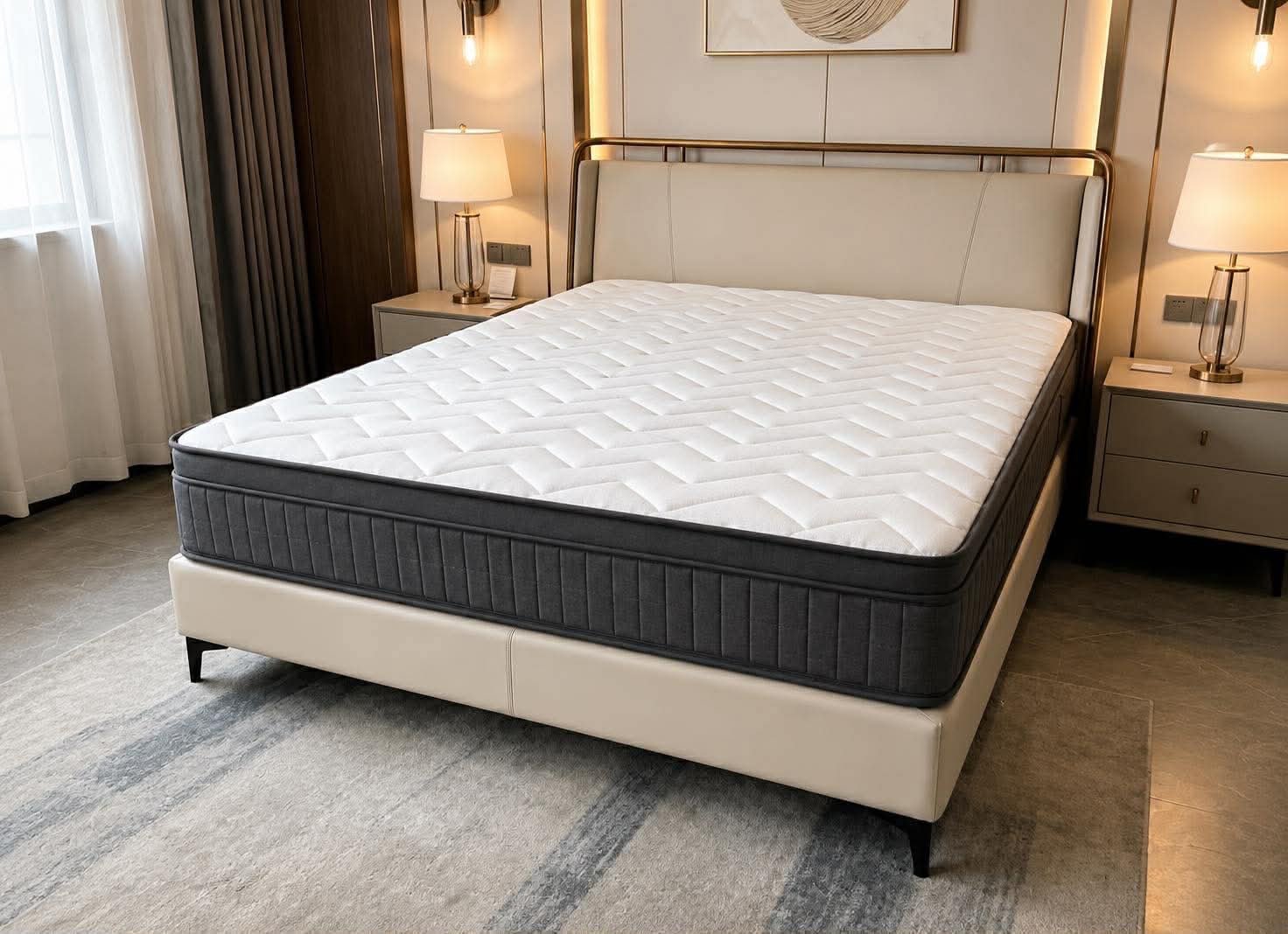 35914f54604af0b3bed49a0fd217a246-2 BRAND NEW Double Mattress 25cm Height – Boxed & Ready - Image 1