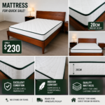 Brand New Boxed Mattress – 20cm Medium-Firm | Only $230 - Image 2