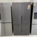 Westinghouse 564L Quad Door Fridge - Matte Charcoal Black