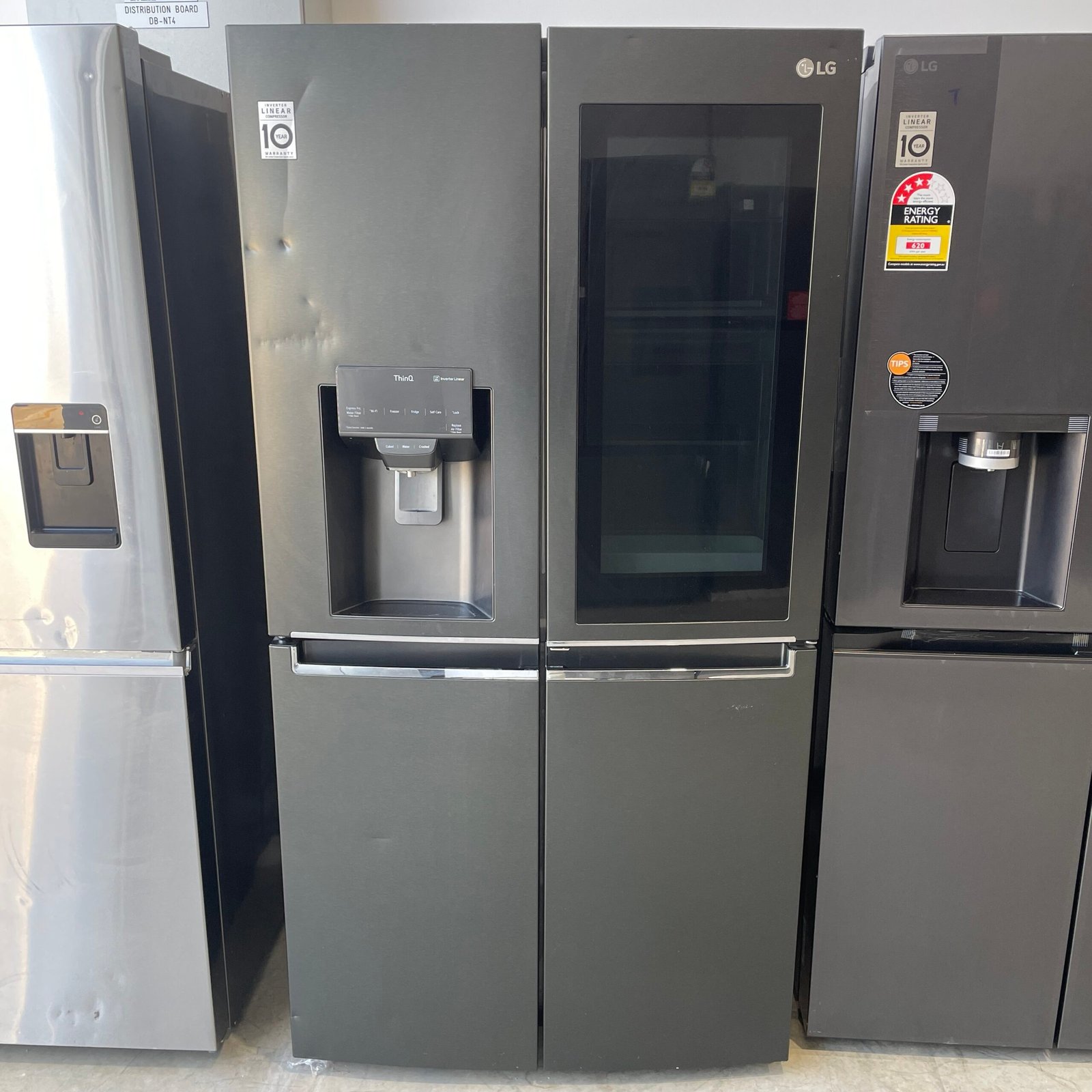 img_3858 LG 847L InstaView™ French Door Fridge – Matte Black | Dual Ice Make - Image 1
