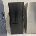 Hisense 417L PureFlat Bottom Mount - Charcoal Black
