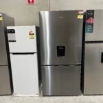 Hisense 500L PureFlat Bottom Mount Fridge with Non-Plumbed Water Dispenser - Dark Stainless Steel