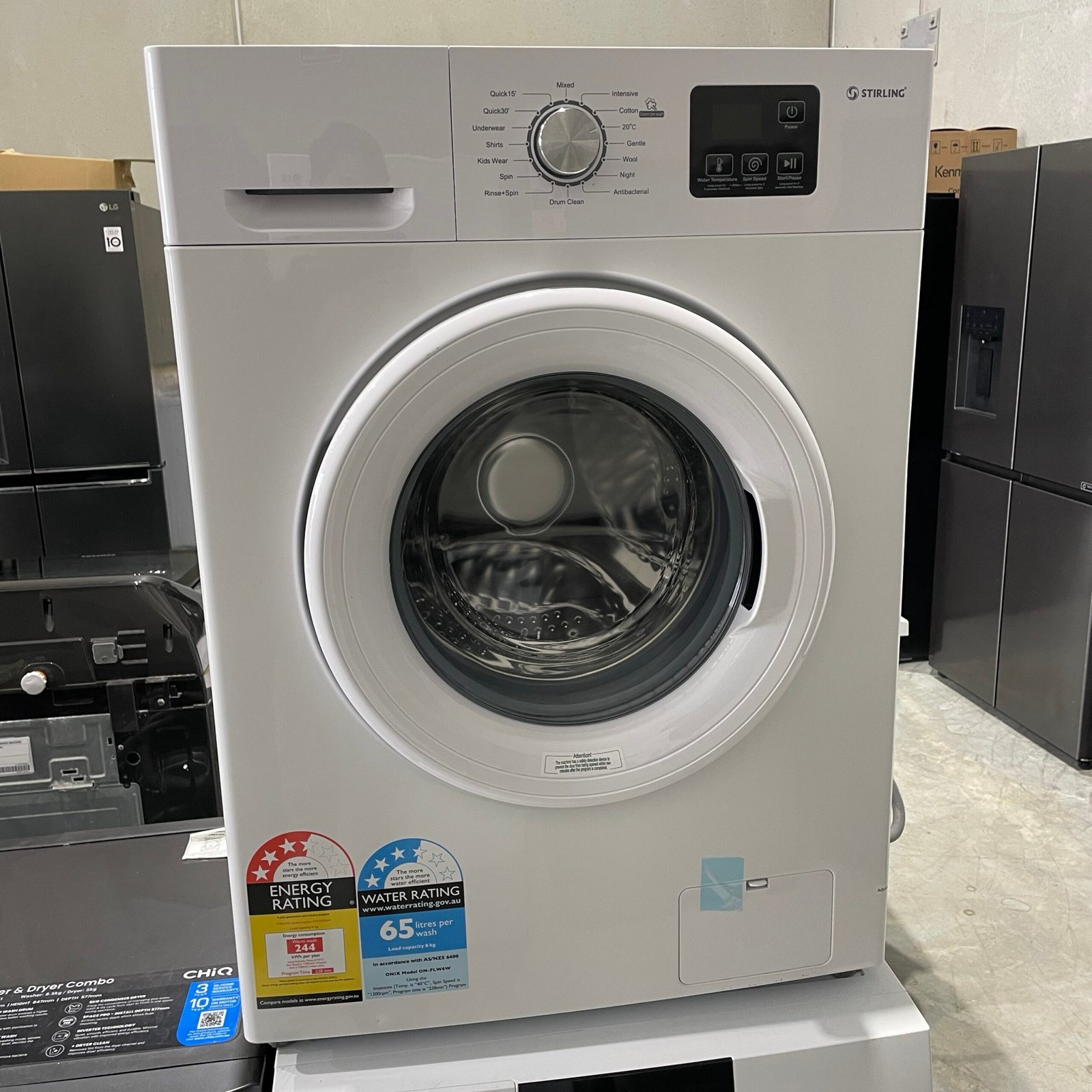 img_5048-2 Stirling 6kg Front Load Washing Machine – STR-FLW6W / ON-FLW6W | Factory Second | 6 Month Warranty - Image 1