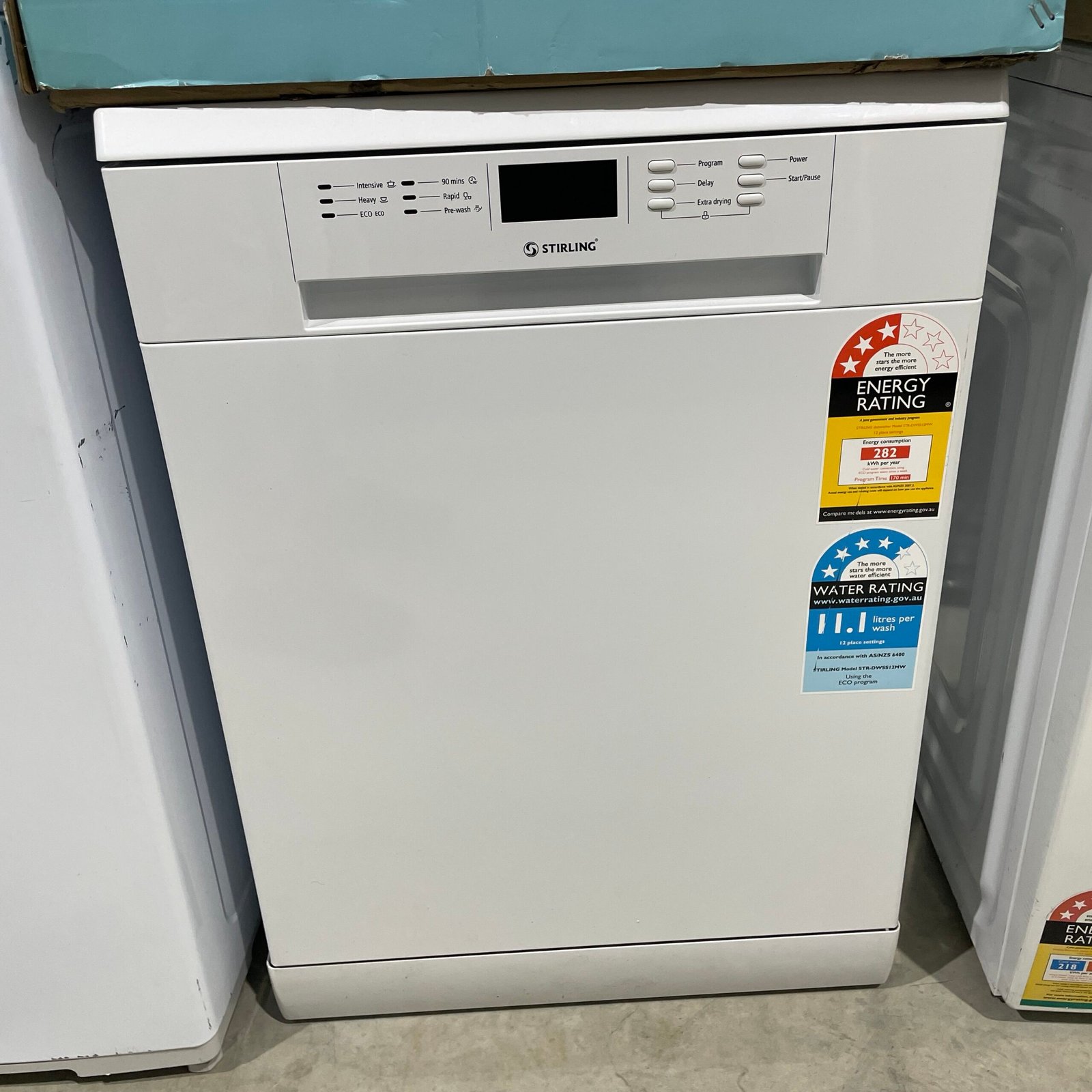 img_5055 Stirling 12 Place Setting Freestanding Dishwasher – STR-DWSS12MW | Factory Second | 6 Month Warranty - Image 1