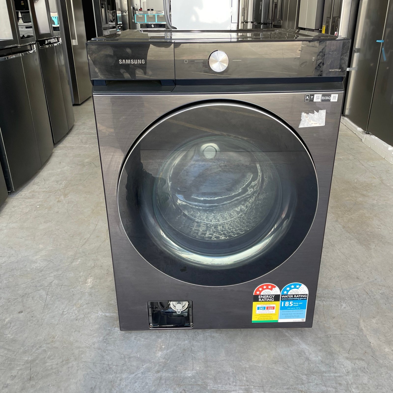 img_5085-2 Samsung 18kg Bespoke AI Grande Smart Front Load Washing Machine – WF18B9600KV | Black | Refurbished | 6 Month Warranty - Image 1