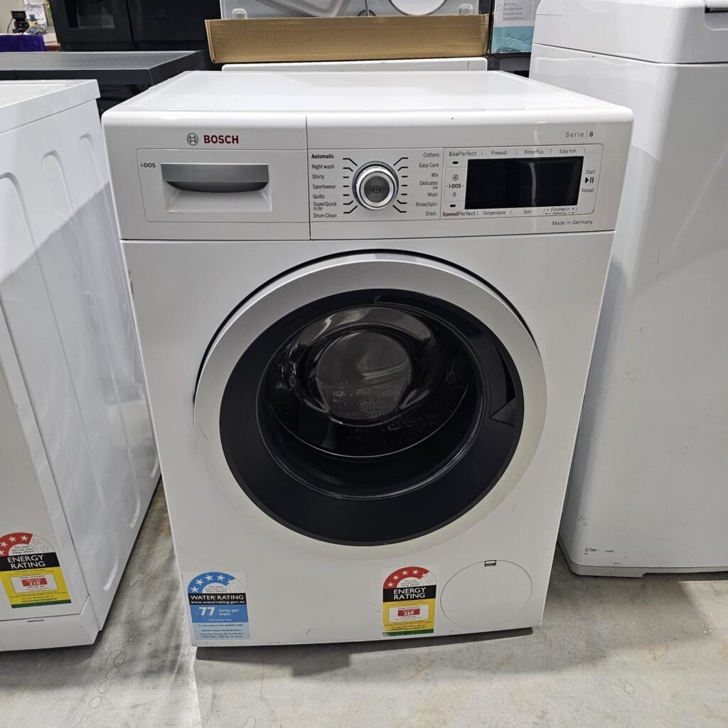 Bosch Serie 8 WAW28620AU 9kg Front Load Washing Machine | i-DOS | Made in Germany | Refurbished